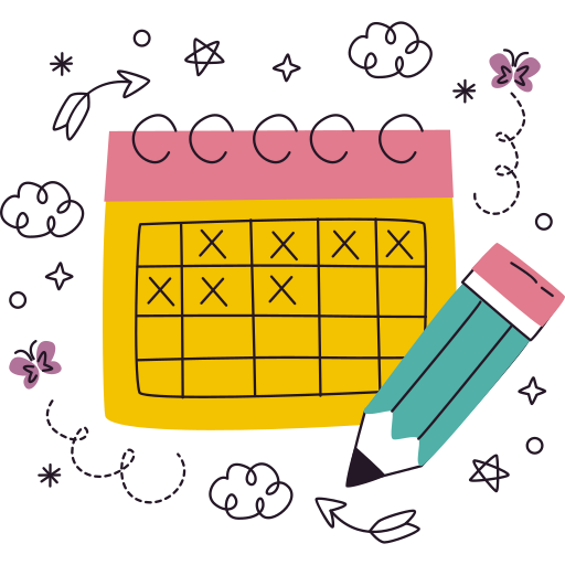 Ilustración calendario.